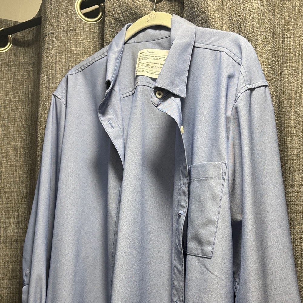 Ministry of Supply Light Blue Button-Up Shirt